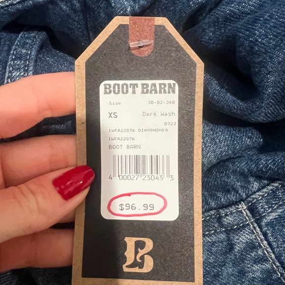 Reversible women’s Boot Barn Sherpa-Lined coat size XS - Picture 3 of 3